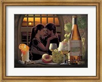 Framed Pinot Noir At Sunset - V d Amour