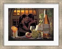 Framed Pinot Noir At Sunset - V d Amour