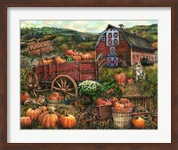 Framed Pumpkin Farm