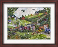 Framed Small Town USA