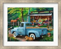 Framed Woody's Farm Stand