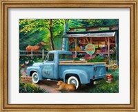 Framed Woody's Farm Stand