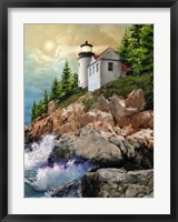 Framed Bass Harbor Lighthouse