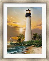 Framed Cape Florida Lighthouse