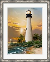 Framed Cape Florida Lighthouse