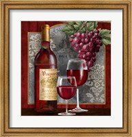 Framed Chateau Vineyard