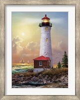 Framed Crisp Point Lighthouse