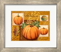 Framed Harvest Pumpkins
