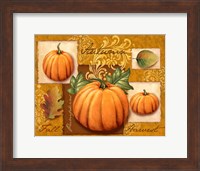Framed Harvest Pumpkins