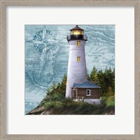 Framed 'Lighthouse IV' border=