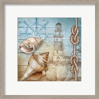 Framed 'Lighthouse VII' border=