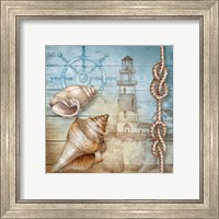 Framed 'Lighthouse VII' border=