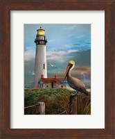 Framed Pigeon Point Lighthouse