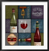 Framed Wine Collage Box