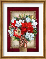 Framed Flowers Of Christmas