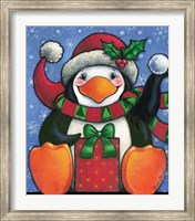 Framed Happy Penguin