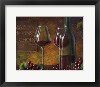 Framed Maison De Vin De Choix