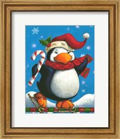 Framed Penguin's Greeting