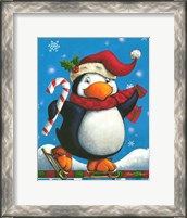 Framed Penguin's Greeting