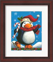 Framed Penguin's Greeting