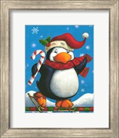 Framed Penguin's Greeting