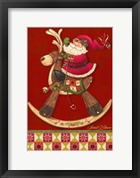 Framed Rockin Santa - Quilt