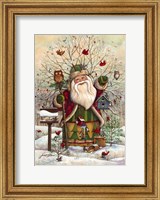 Framed Santa Of The Woods