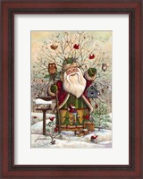 Framed Santa Of The Woods