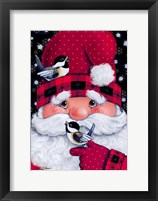 Framed Santa's Feathered Friends