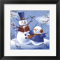 Framed Snow Duet