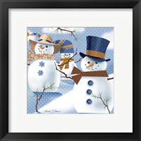 Framed Snow Trio