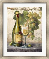 Framed Vin Blanc Elegant