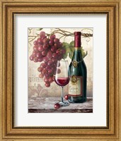 Framed Vin Rouge Riche