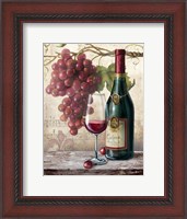 Framed Vin Rouge Riche