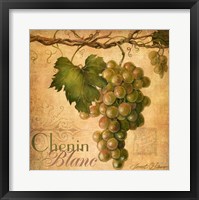 Framed White Grape Tile