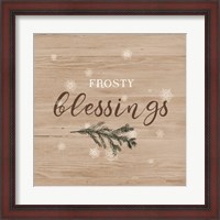 Framed Frosty Blessings I