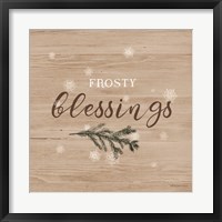 Framed Frosty Blessings I