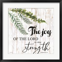 Framed Joy of the Lord is My Strength