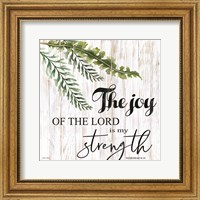 Framed Joy of the Lord is My Strength