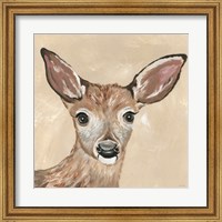 Framed Snowy the Deer