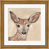 Framed Snowy the Deer