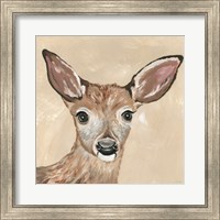 Framed Snowy the Deer