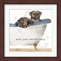 Framed Wash your Worries Away