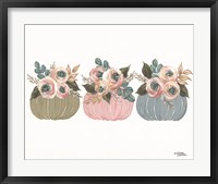 Framed Pumpkin Trio