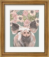 Framed 'Patrice the Pig' border=