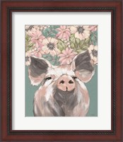 Framed 'Patrice the Pig' border=