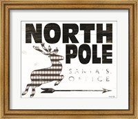 Framed North Pole Office