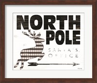 Framed North Pole Office