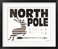 Framed North Pole Office