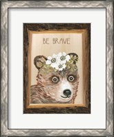 Framed Be Brave Bear